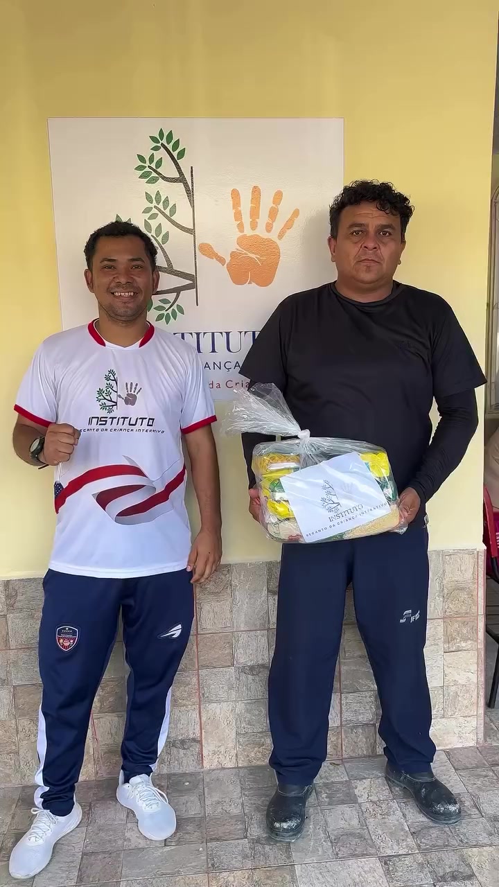 Ação de apoio e entrega realizada pelo Instituto