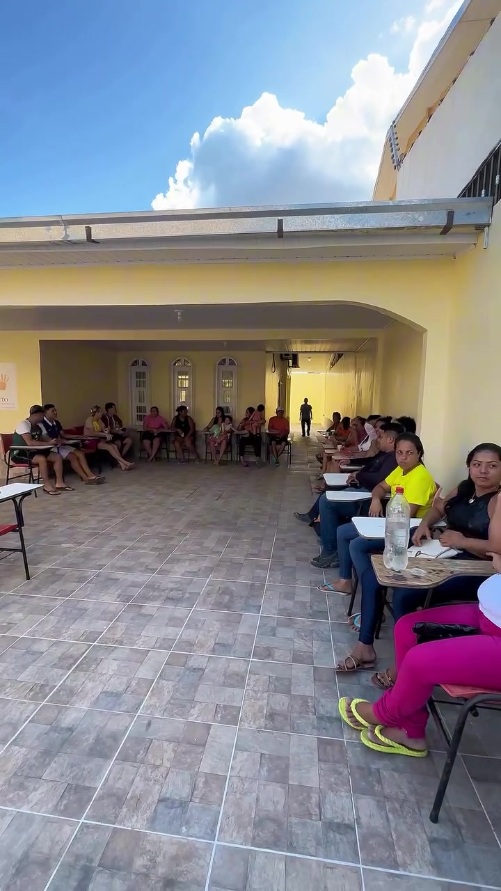 Encontro comunitário realizado pelo Instituto Recanto da Criança Interativo
